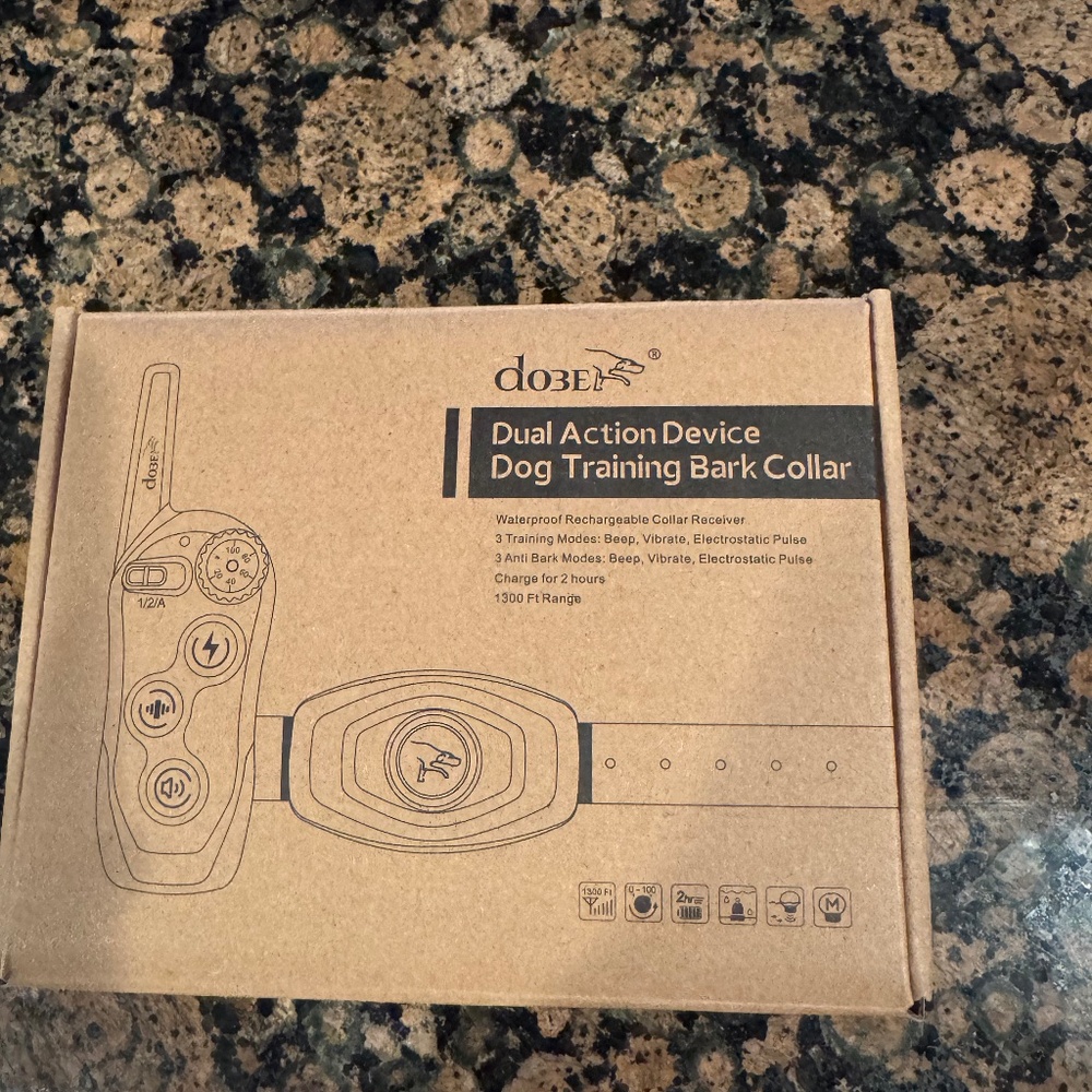 do3E Dual Action Dog Training Bark Collar